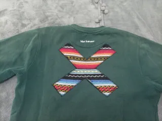 Sudadera Blue Banana verde con estampado