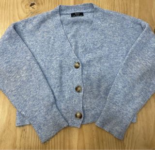 Cárdigan Bershka azul