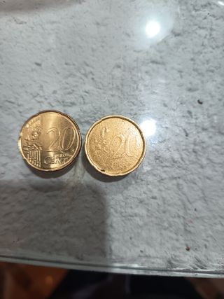 Moneda 20 céntimos Cervantes