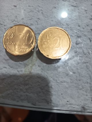 Moneda 20 céntimos Cervantes