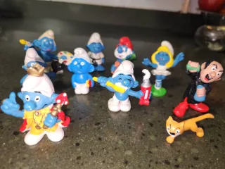 Figure dei Puffi di Peyo 1982 PVC Antiche