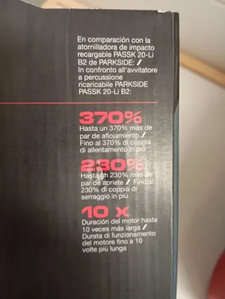 Parkside Atornillador de Impacto profesional coche