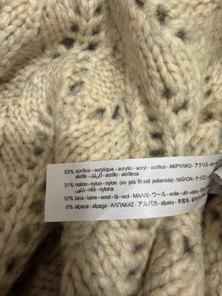 Jersey Zara Beige Talla M