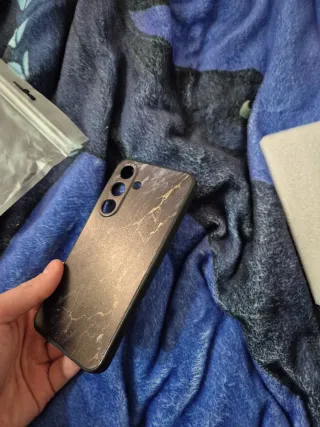 Funda Samsung S24 Mármol Dorado