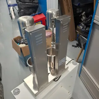 Batidora de helado profesional doble