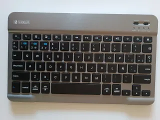 Teclado Bluetooth Subblim Gris Plata
