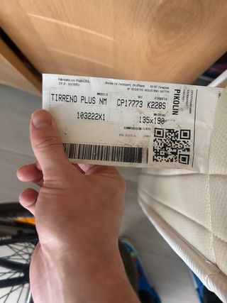 Colchón de tela usado