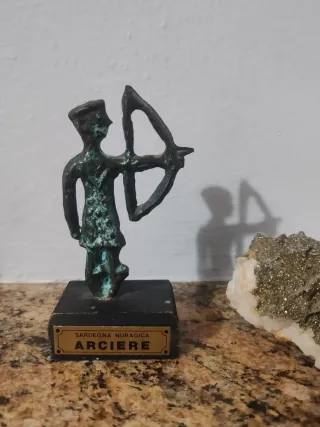 Bronzetto Nuragico Sardo Arciere Fausto Meloni