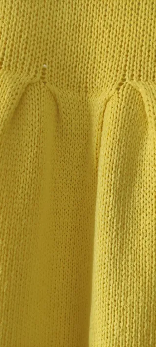 Chaqueta de algodón entretiempo mujer amarilla