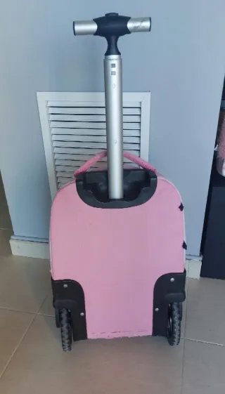Maleta trolley infantil rosa
