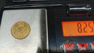 Moneda Oro Isabel II 100 Reales Madrid 1860