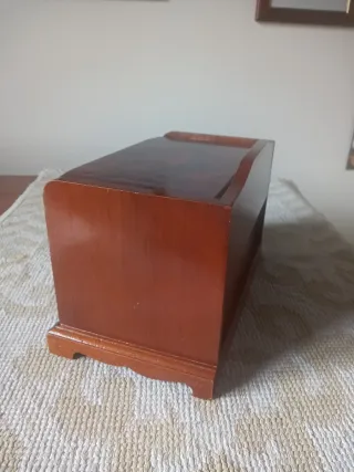 Cofanetto Portagioie Legno Radica Vintage