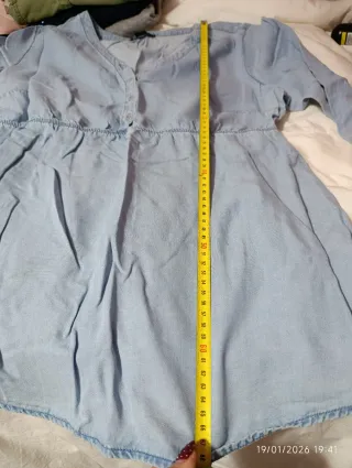 Camisa vaquera mujer azul