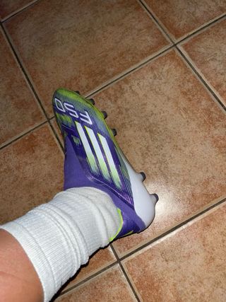 Botas de fútbol Adidas F50 Morado/Verde