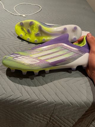 Botas de fútbol Adidas F50 Morado/Verde