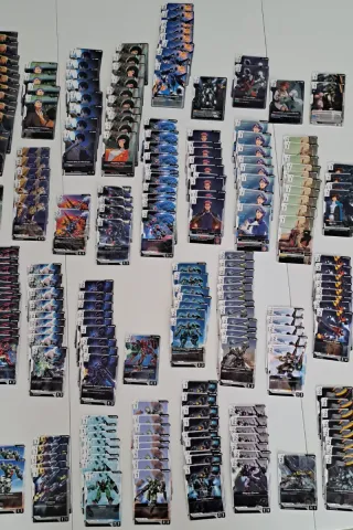 Lote Cartas Gundam TCG Blancas