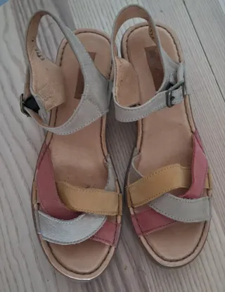 Sandalias El Naturalista Cuero Multicolor