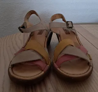 Sandalias El Naturalista Cuero Multicolor