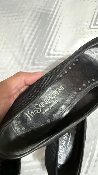 Yves Saint Laurent Vintage Tacones Negros