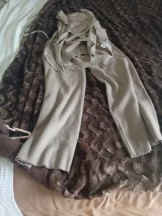 Conjunto punto beige talla única