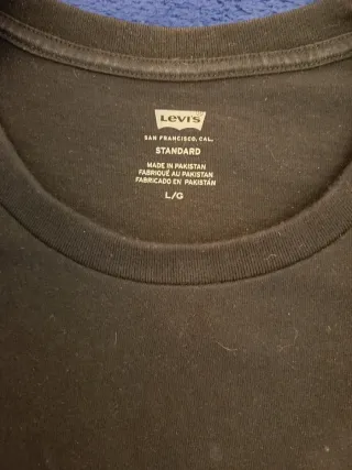 T-shirt Levi's nera taglia L