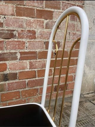 Mesa cocina cristal 4 sillas/taburetes