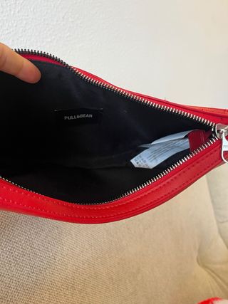 Bolso rojo de hombro