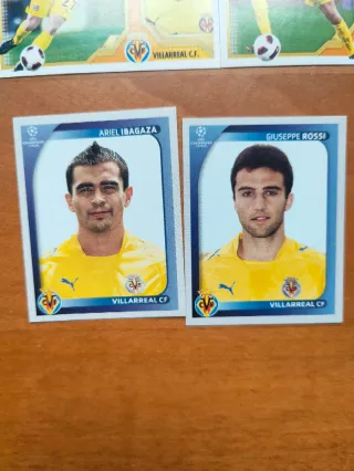 Lote 48 cromos y cartas Villarreal CF