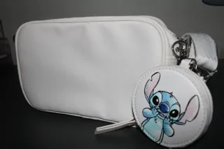 Bolso blanco con Stitch