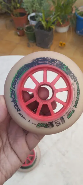 Ruedas junk de Patinaje de velocidad 110mm X-Firm