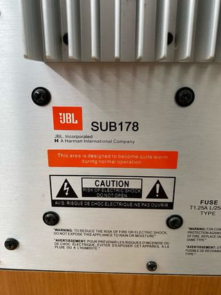 Subwoofer JBL SCS-178