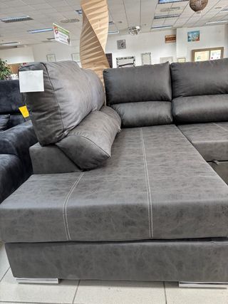 Sofá Rinconera Gris Forma U