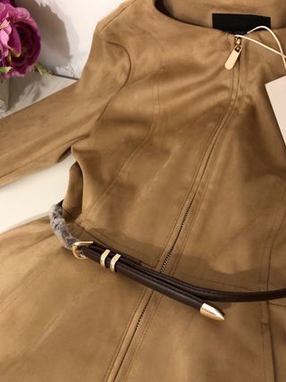 Chaqueta peplum ante