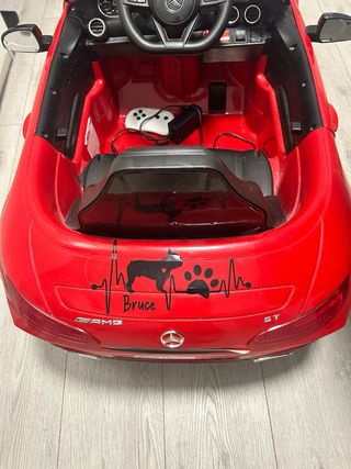 Coche Eléctrico Infantil AMG Rojo.