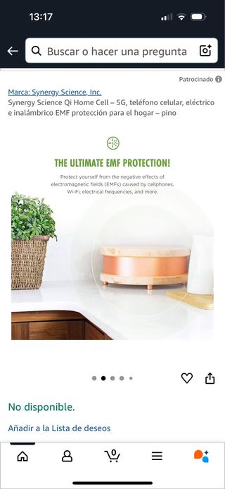 Qi-Home Cell EMF Device for home Precio nuevo3600€