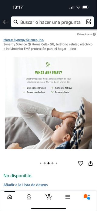 Qi-Home Cell EMF Device for home Precio nuevo3600€