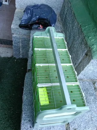 Transportín 2 niveles verde. Secundino