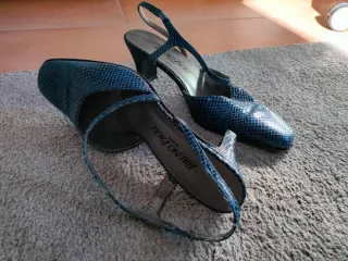 Sandalias BRUNO PAOLI Piel Azul Mujer