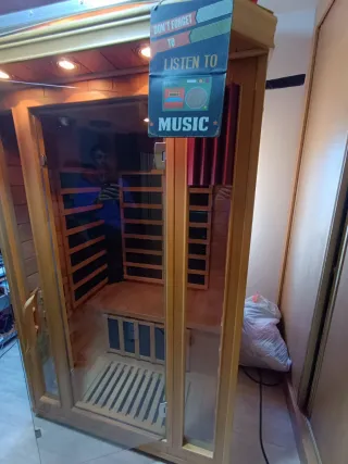 Sauna Infrarrojos Desmontable 120cmX100 y 190ALTO