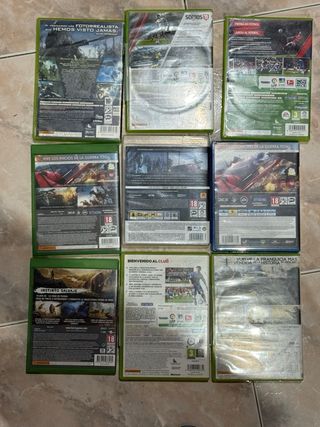 Juegos xbox y play 3 y 4