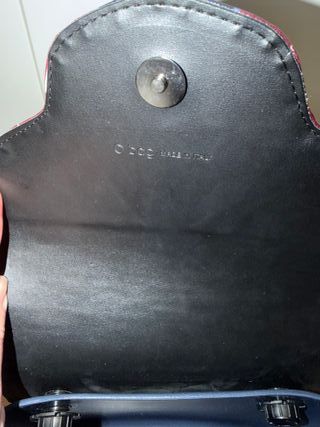 Bolso O bag azul y rojo