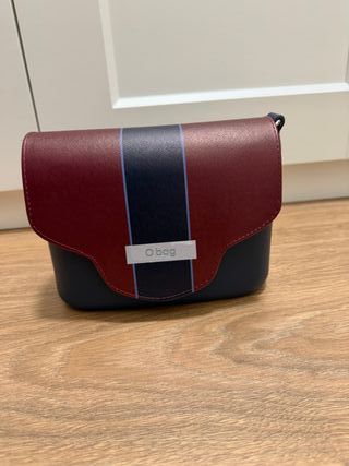 Bolso O bag azul y rojo