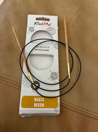 Agujas Circulares Knit Pro Basix Beech