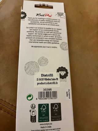 Agujas Circulares Knit Pro Basix Beech