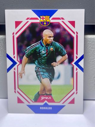 Lote 3 Cartas Daka Ronaldo FC Barcelona