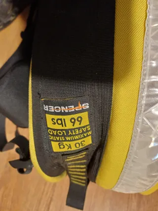 Zaino soccorso Spencer giallo nero