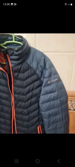 Chaqueta Columbia Térmica Morada Talla M