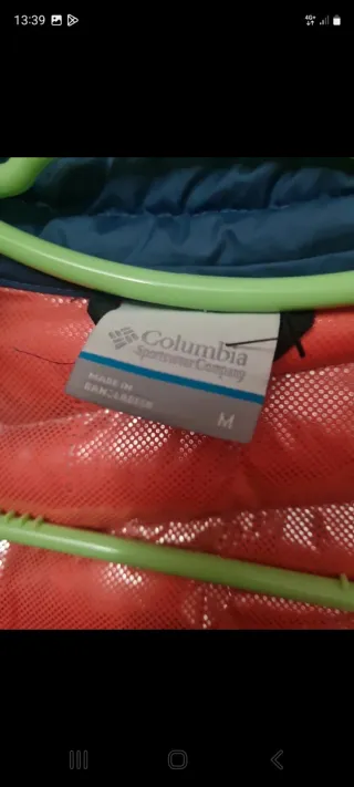 Chaqueta Columbia Térmica Morada Talla M