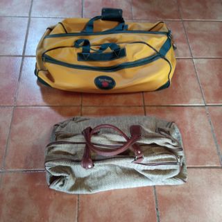 Bolso de viaje amarillo Four Roses