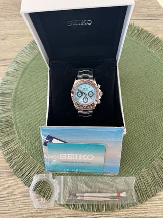 Seiko Daytona Platinum 40 mm